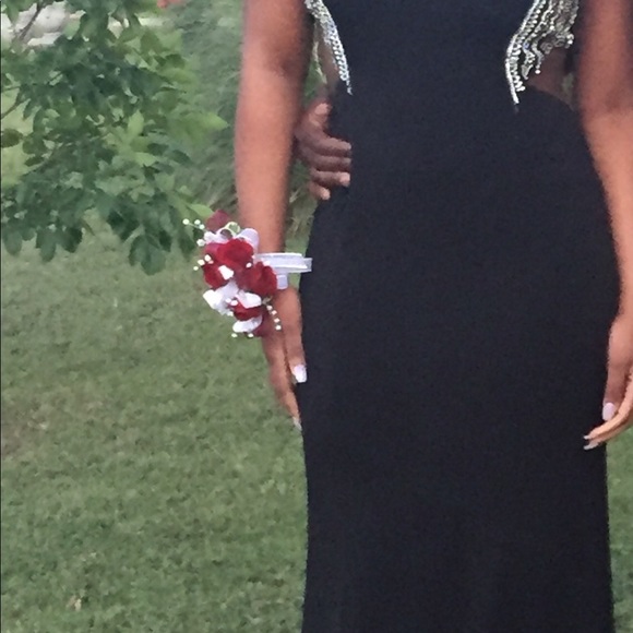 Black formal prom dress - Picture 2 of 8